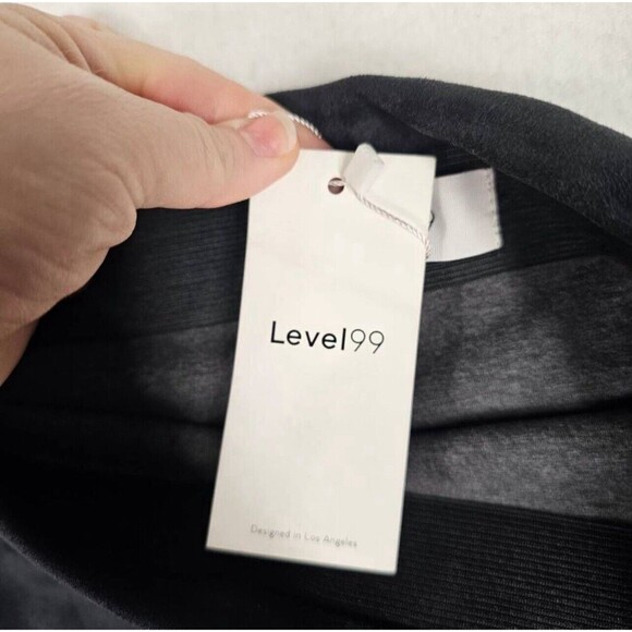 Evereve Level 99 Julia Faux Suede Midi Skirt Size XS Side Slit Modest Office NEW - Picture 10 of 16